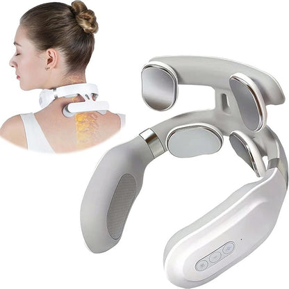 4D Neck & Shoulder Massager with Heat and Vibration