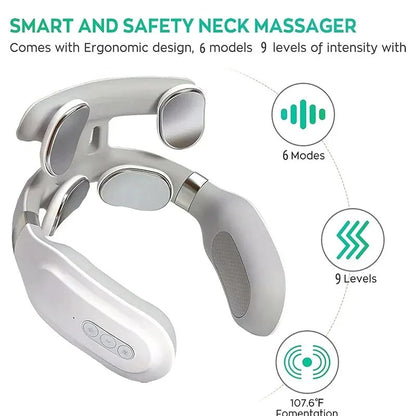4D Neck & Shoulder Massager with Heat and Vibration