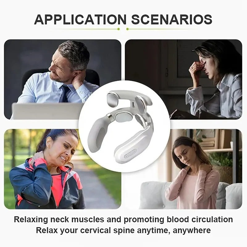 4D Neck & Shoulder Massager with Heat and Vibration